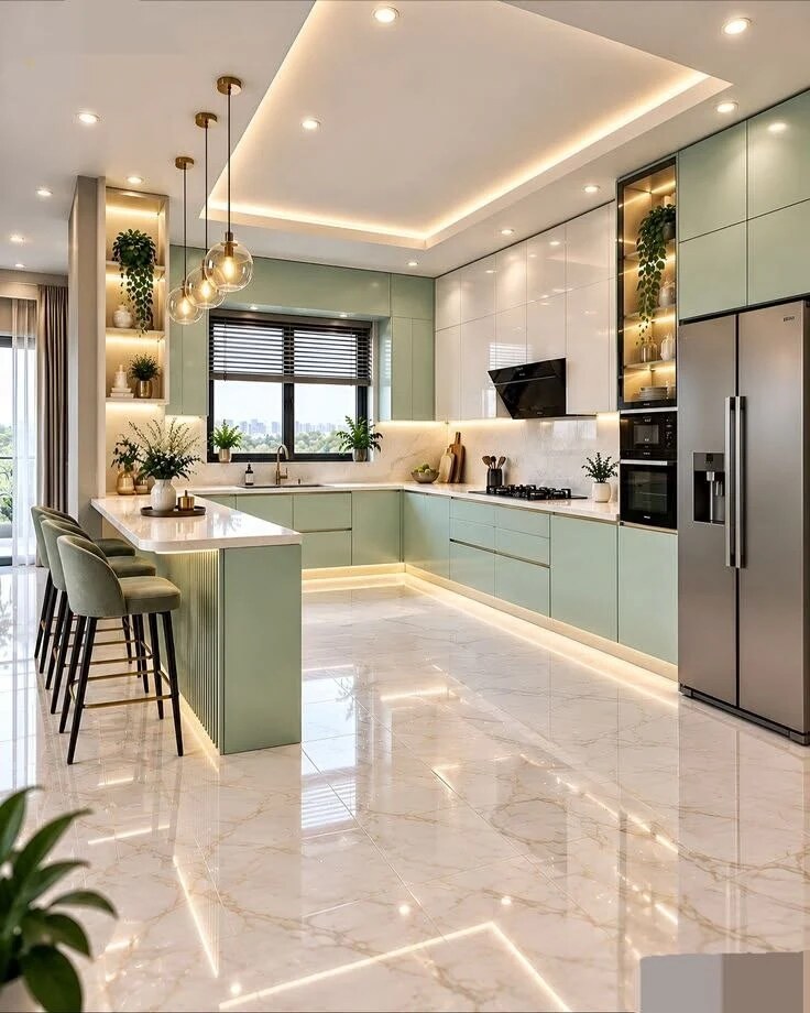 Sage & Stone Kitchen — Kitchens interior design reference