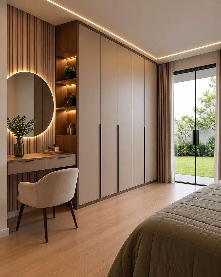 Dressing vanity bedroom — new HiVibes portfolio design reference