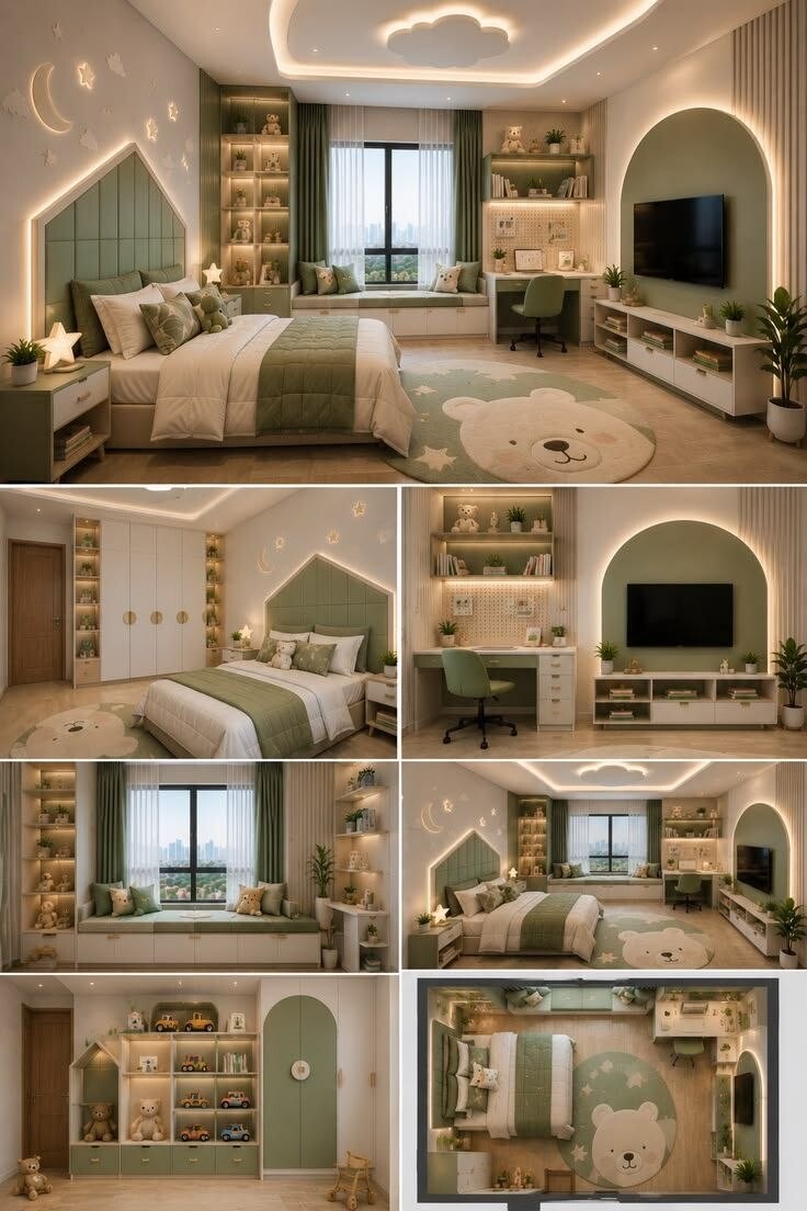 Bedroom collection board — new HiVibes portfolio design reference